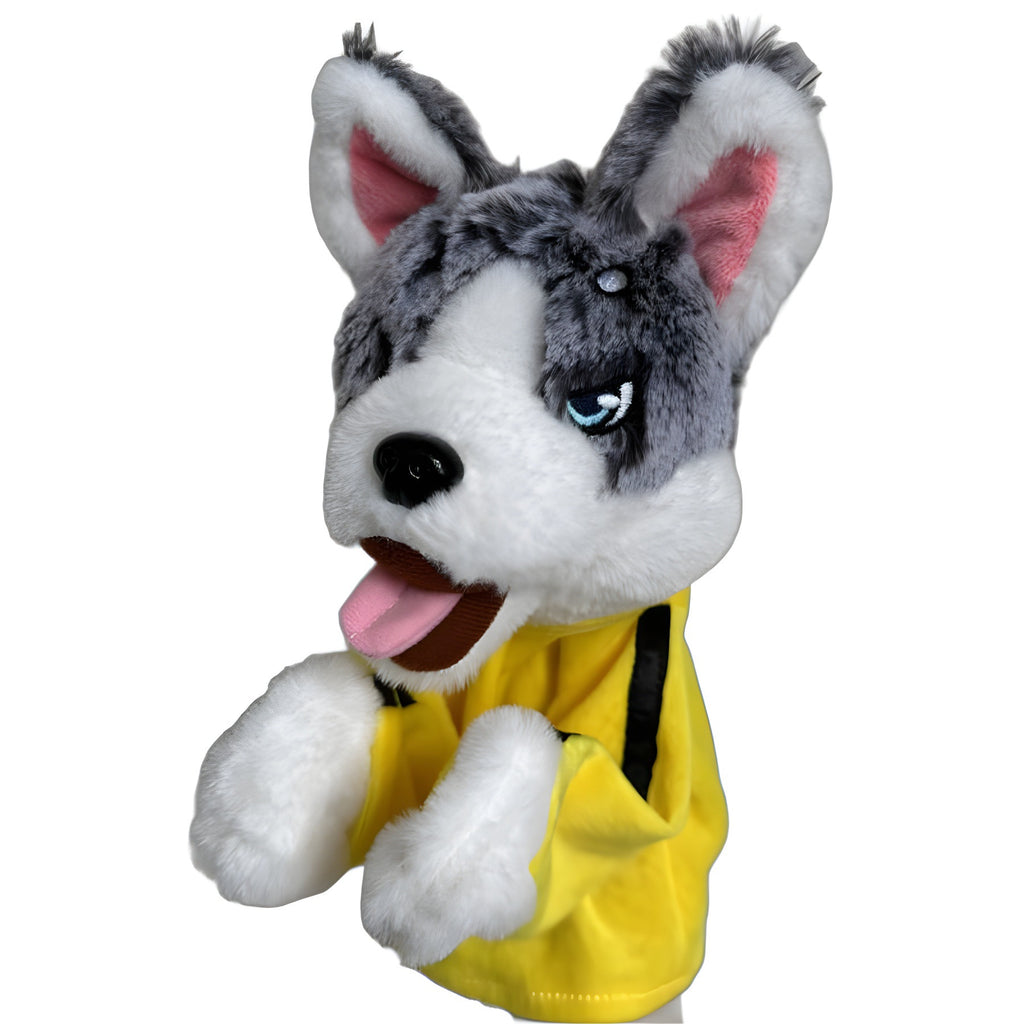 Husky Boxing Dog Plush Toy