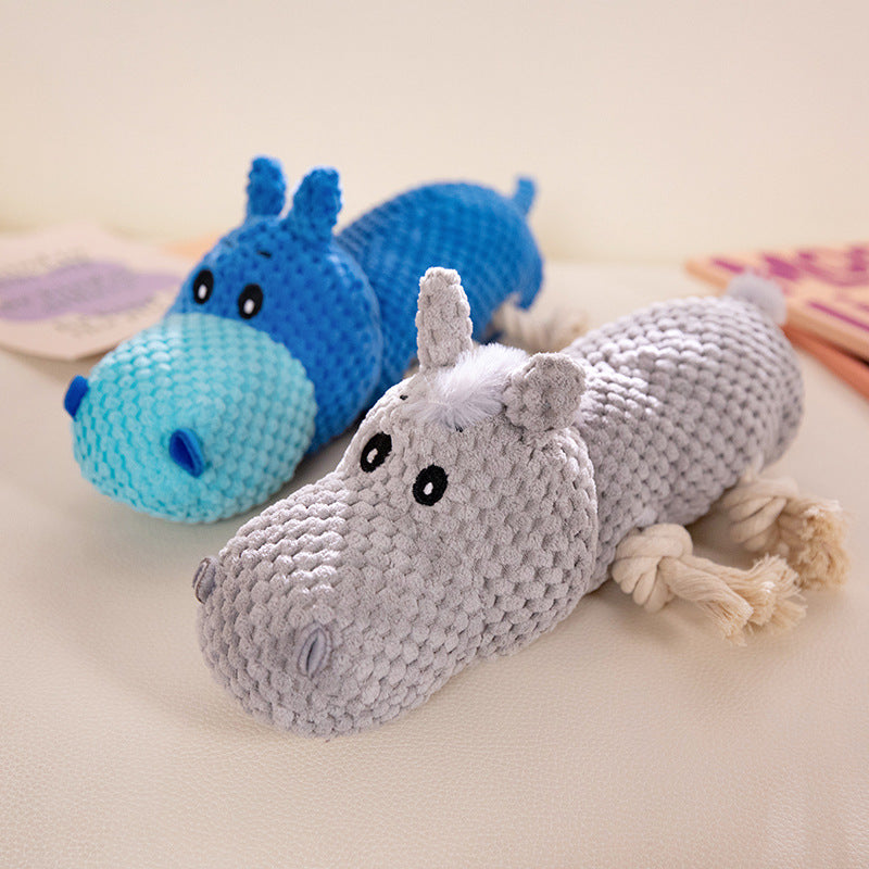 Durable Plush Dog Toy with Sound