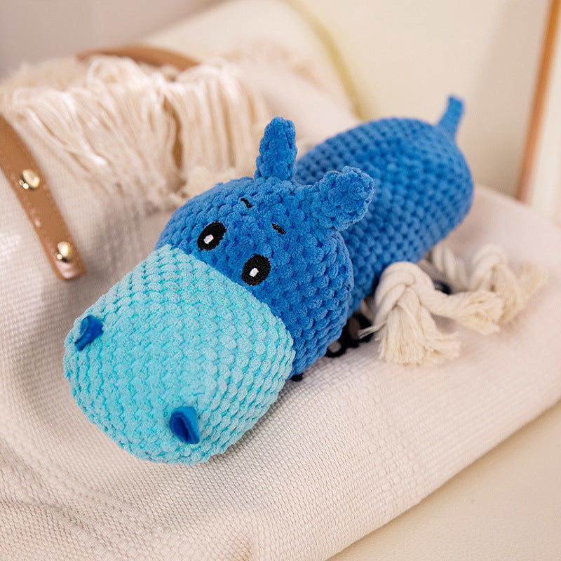 Durable Plush Dog Toy with Sound