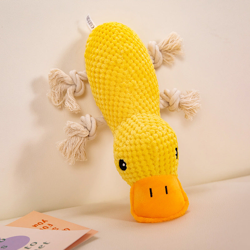 Durable Plush Dog Toy with Sound