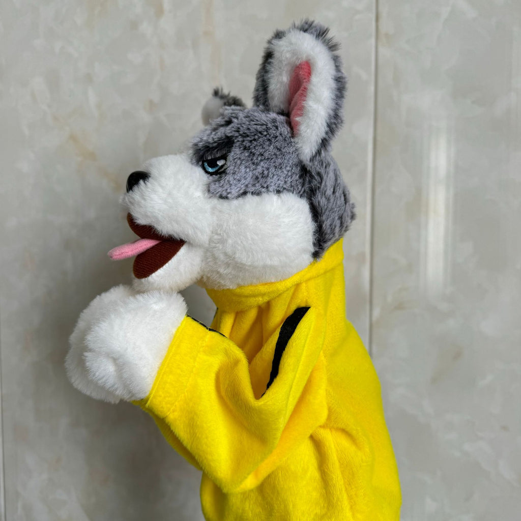 Husky Boxing Dog Plush Toy