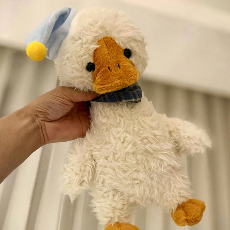 Cute Duck Plush Toy with Hat