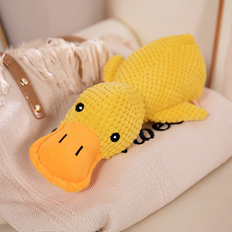 Durable Plush Dog Toy with Sound